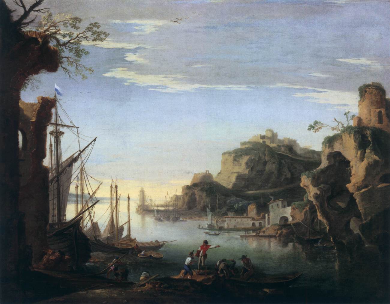 Le port aux ruines