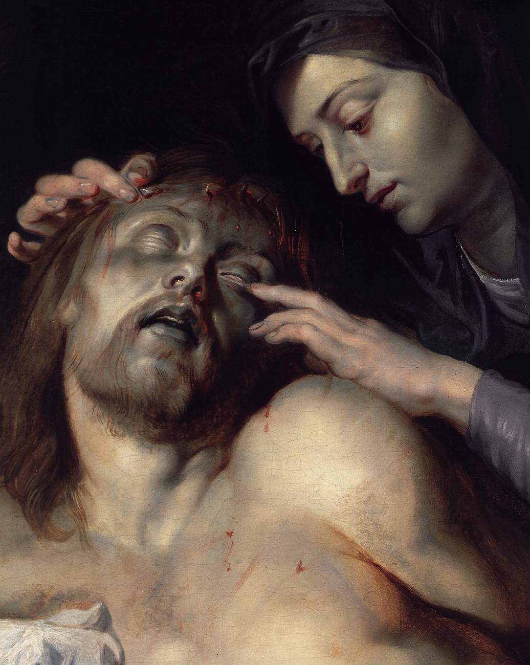 Lamentation sur le Christ mort (détail)