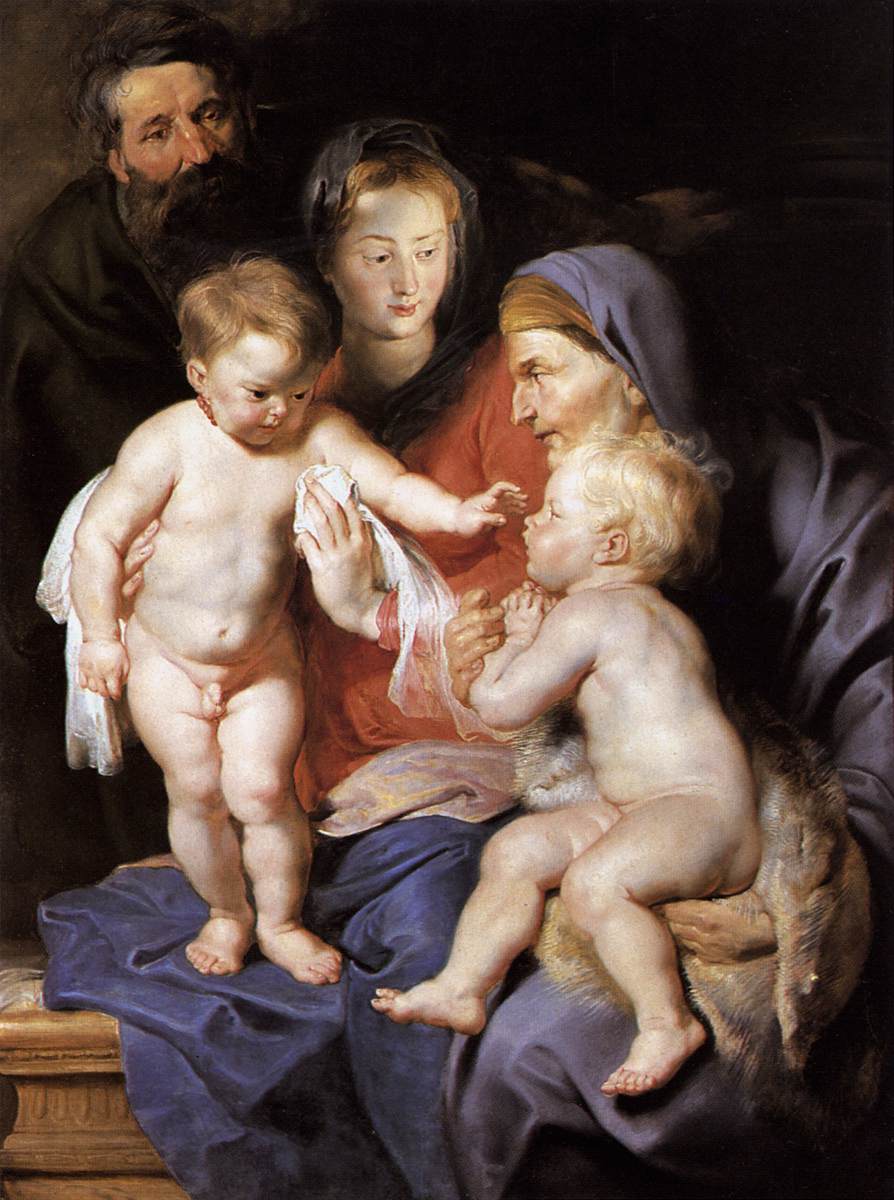 La Sainte Famille avec sainte Élisabeth et saint Jean-Baptiste
