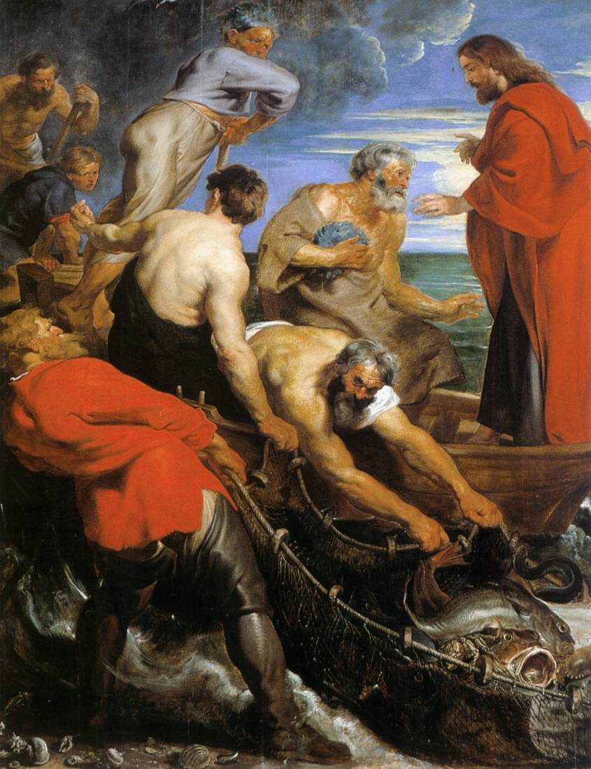 La Pêche miraculeuse (détail)