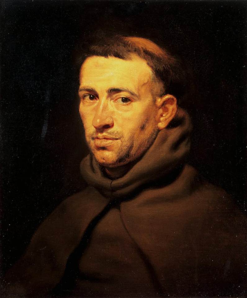 Tête d'un frère franciscain