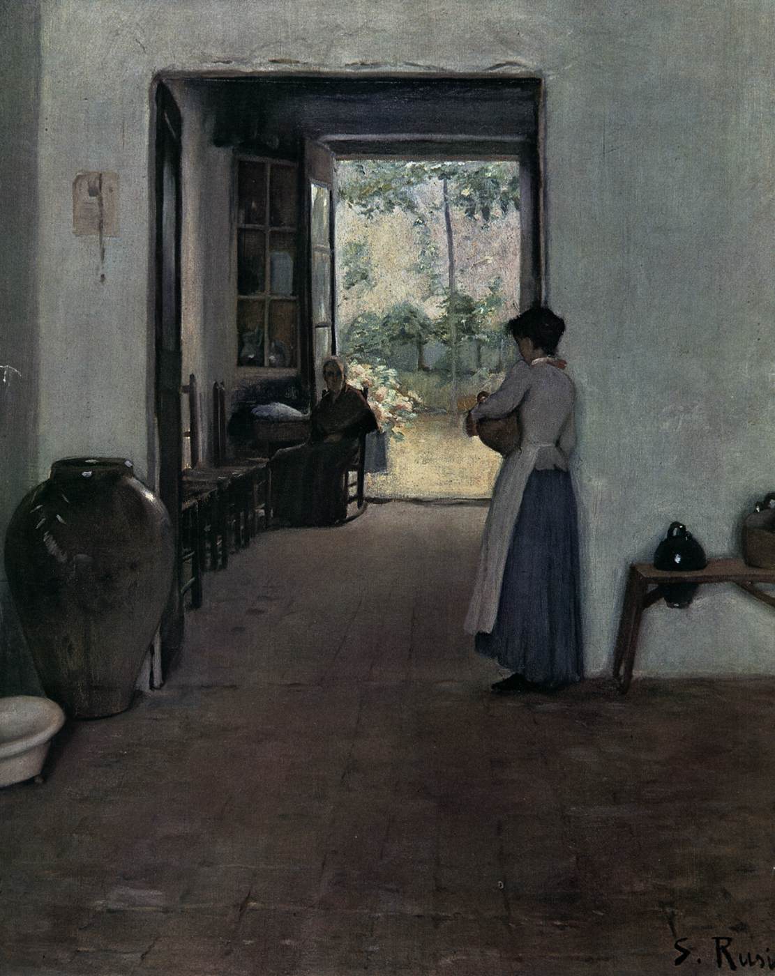 Intérieur avec personnages