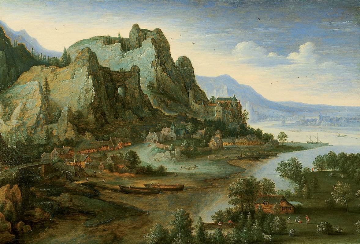 Paysage côtier de la vallée du Rhin