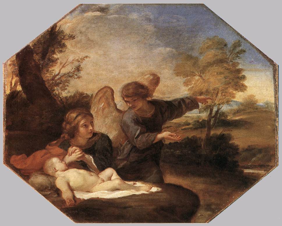 Agar et Ismaël dans le désert