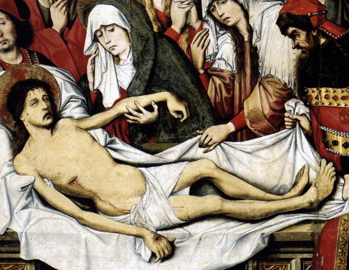 Mise au tombeau du Christ (détail)