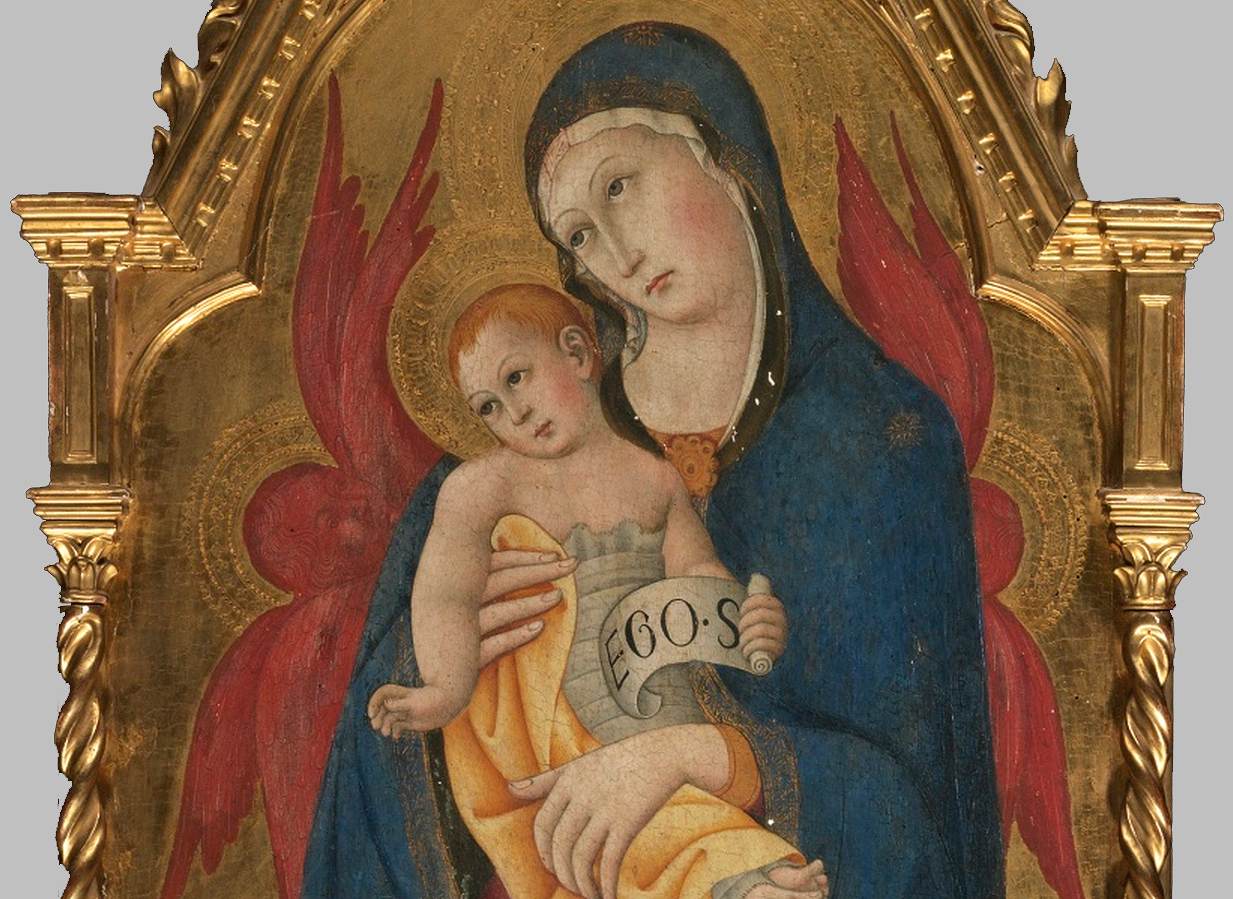 Vierge à l'Enfant en majesté (détail)