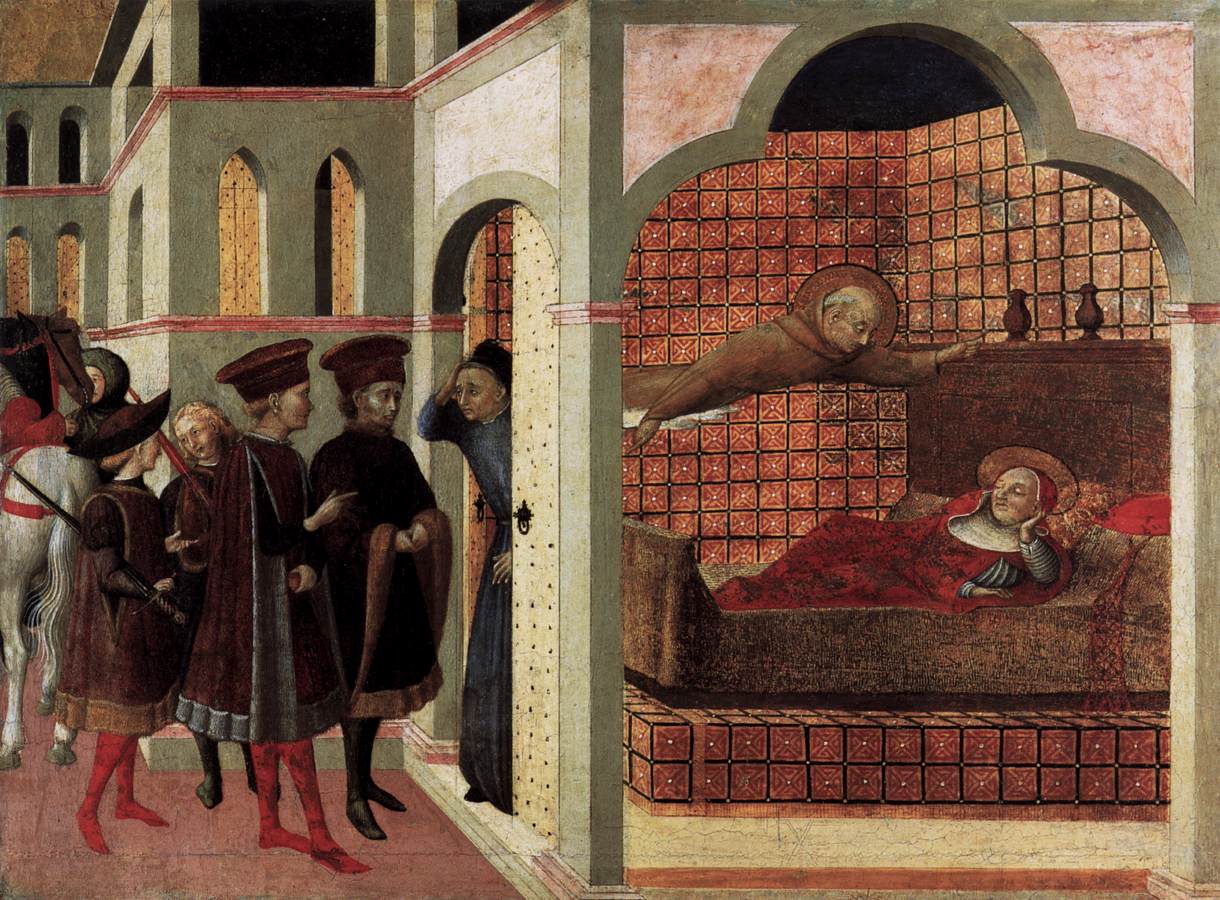 Le Bienheureux Raniero de Borgo San Sepolcro apparaissant à un cardinal en songe