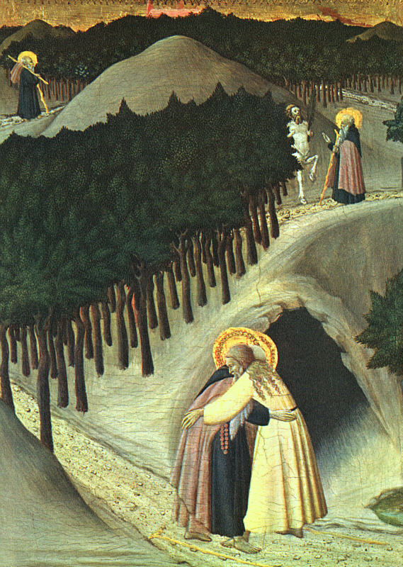 La rencontre de saint Antoine et de saint Paul