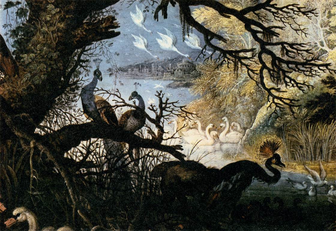 paysage avec Birds (detail)