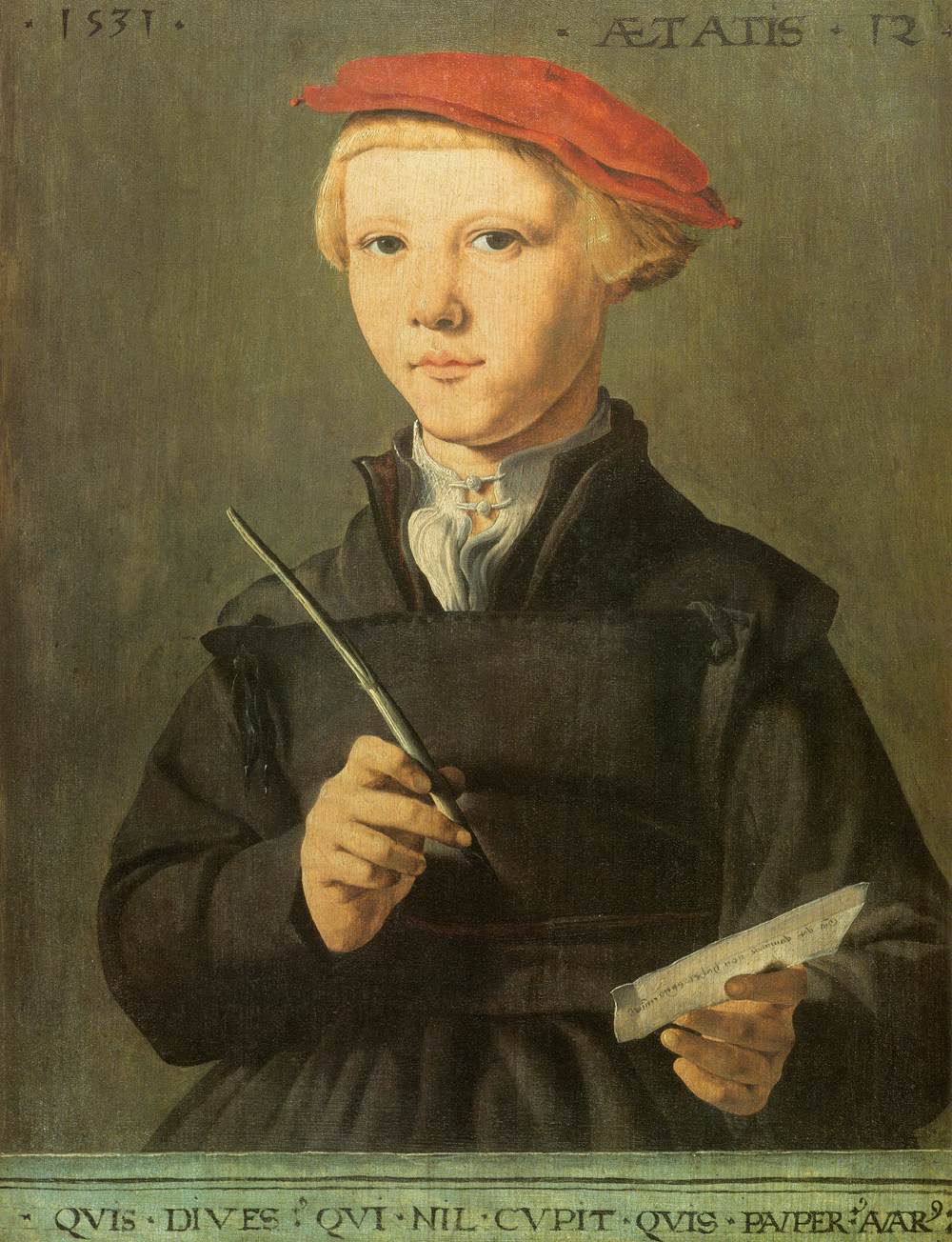 Portrait d'un écolier