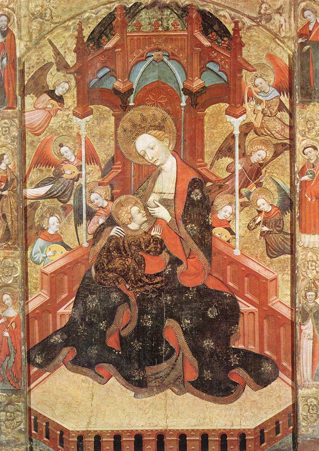 Vierge à l'Enfant avec des anges musiciens