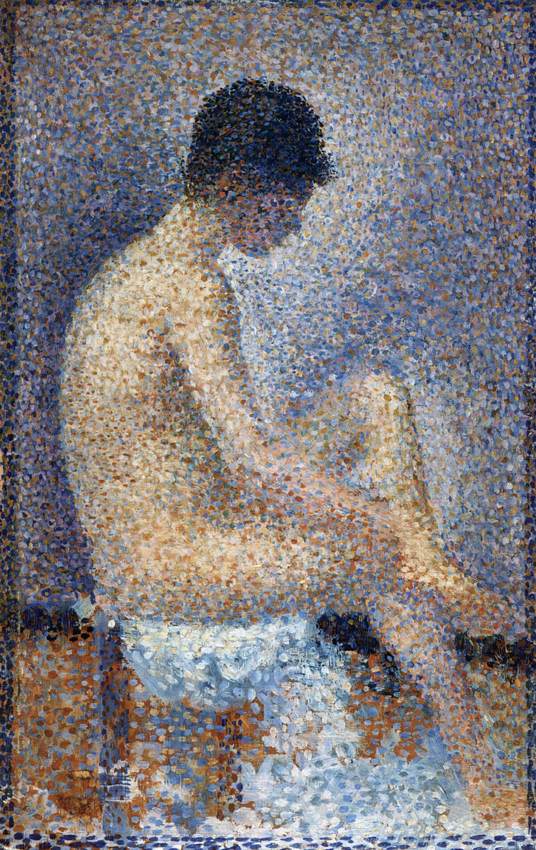 Femme nue assise