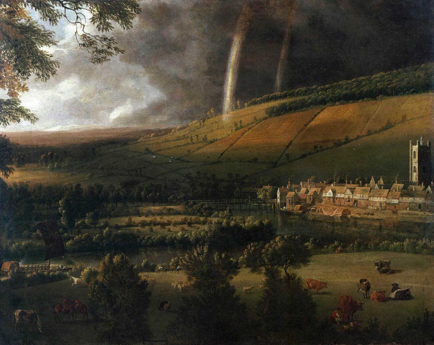 paysage avec Rainbow Henley-on-Thames