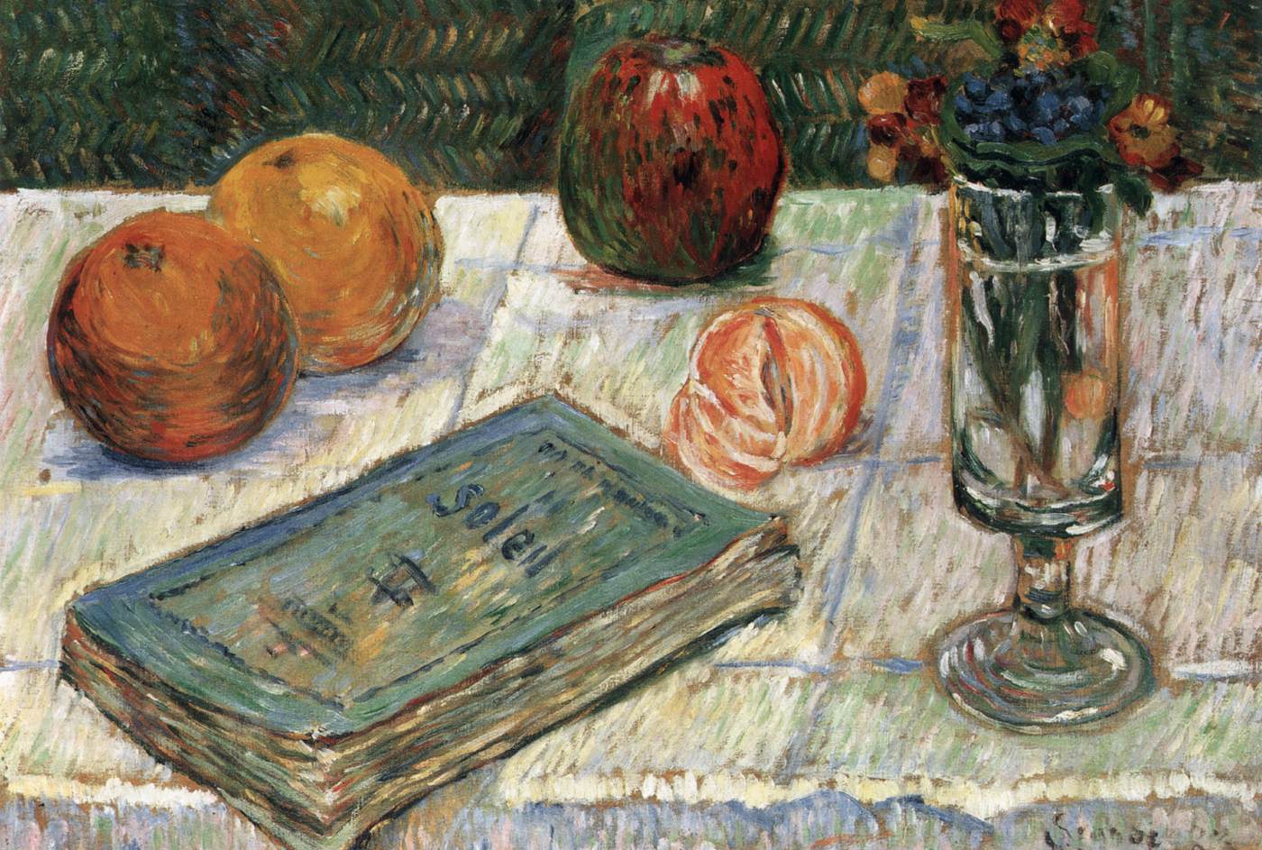 Nature morte au livre