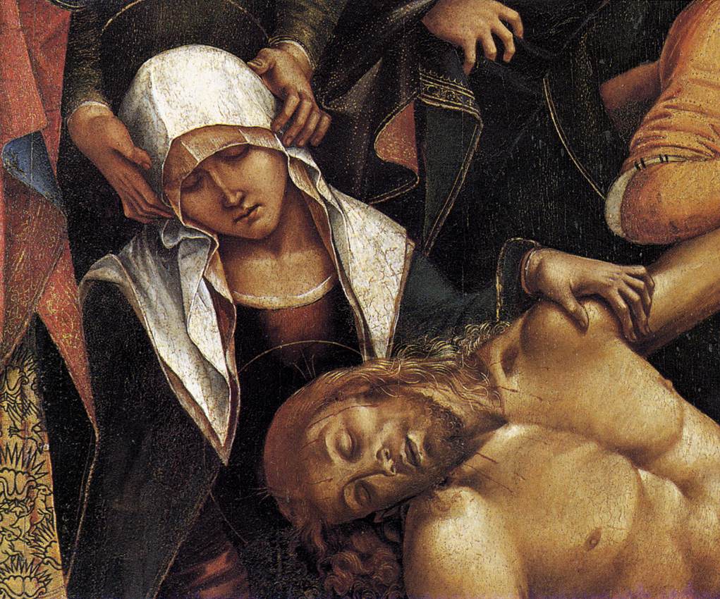 Lamentation sur le Christ mort (détail)