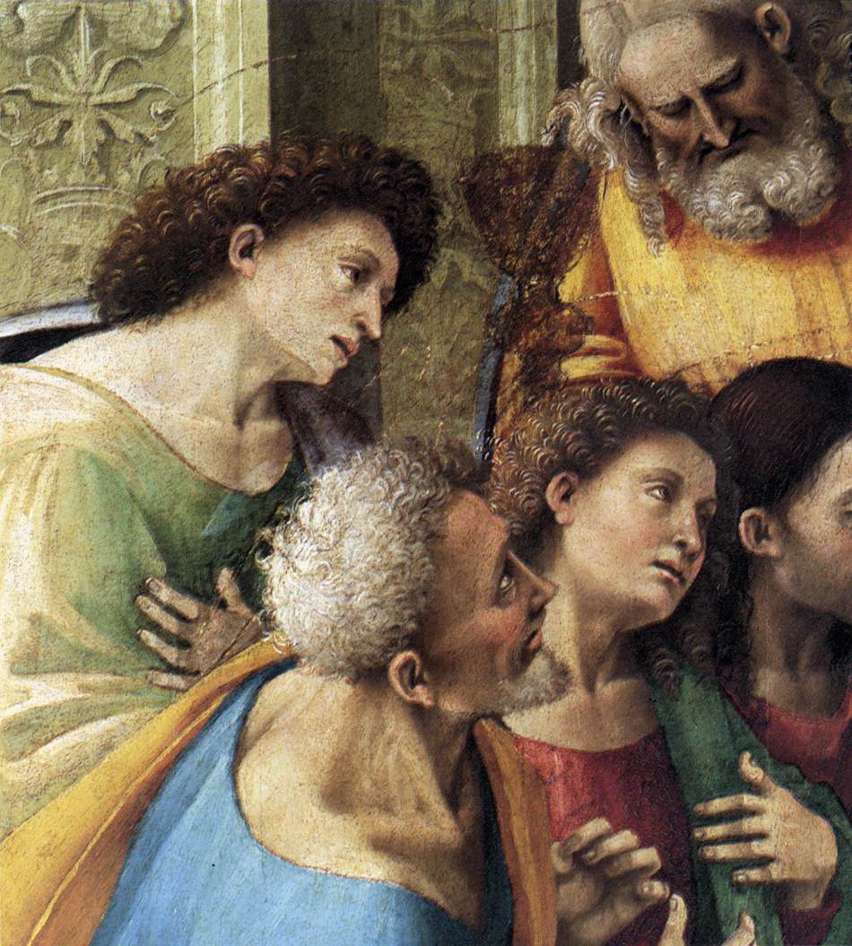La Communion des apôtres (détail)