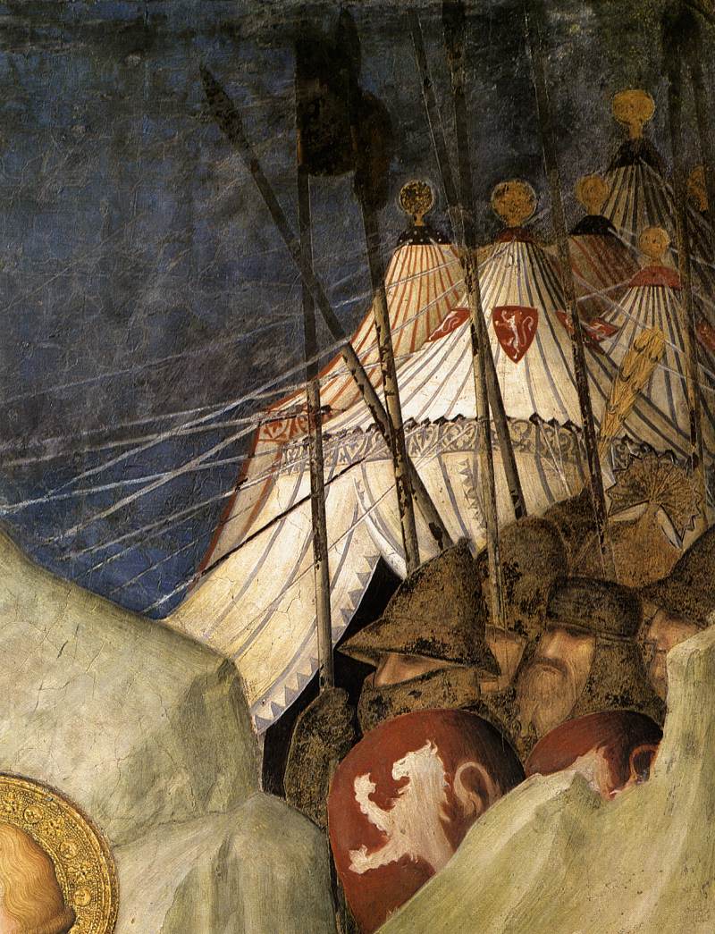 Saint Martin renonce à ses armes (détail)