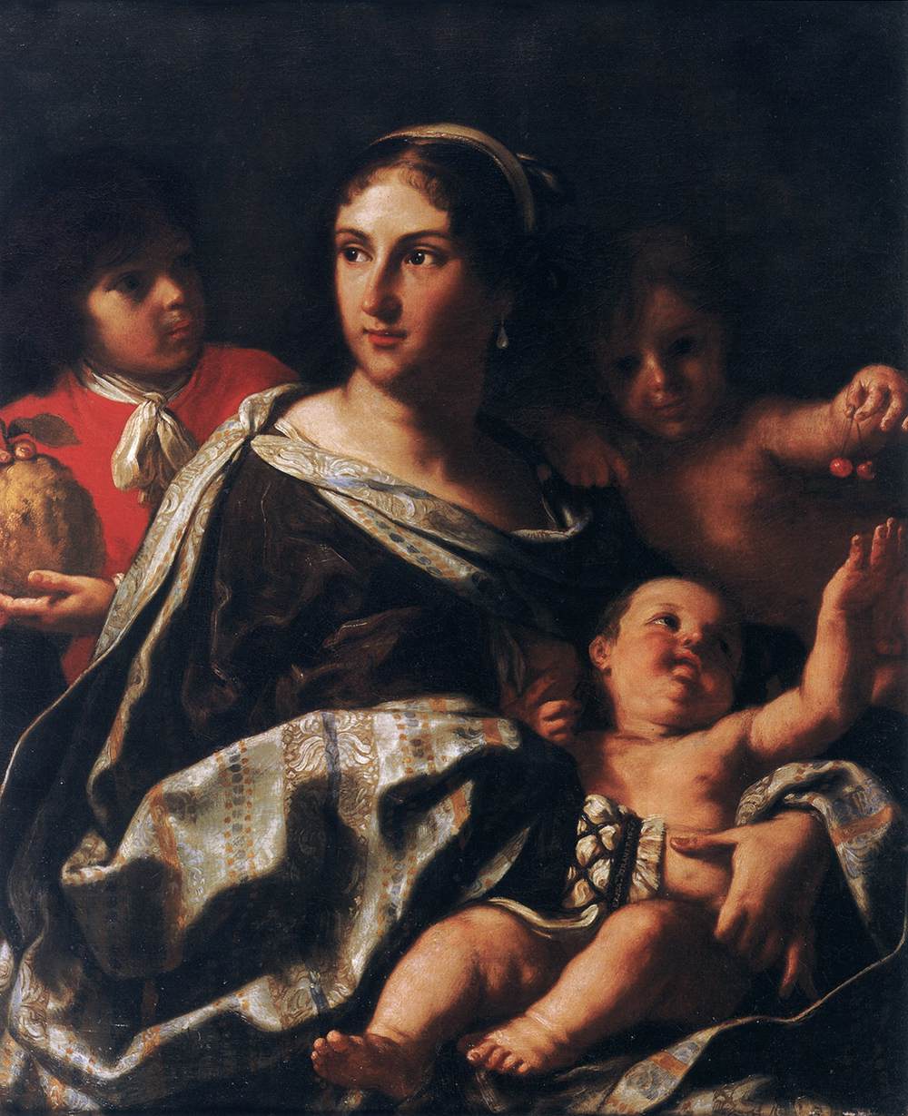 Portrait d'Anna Maria Ranuzzi Marsigli en allégorie de la Charité