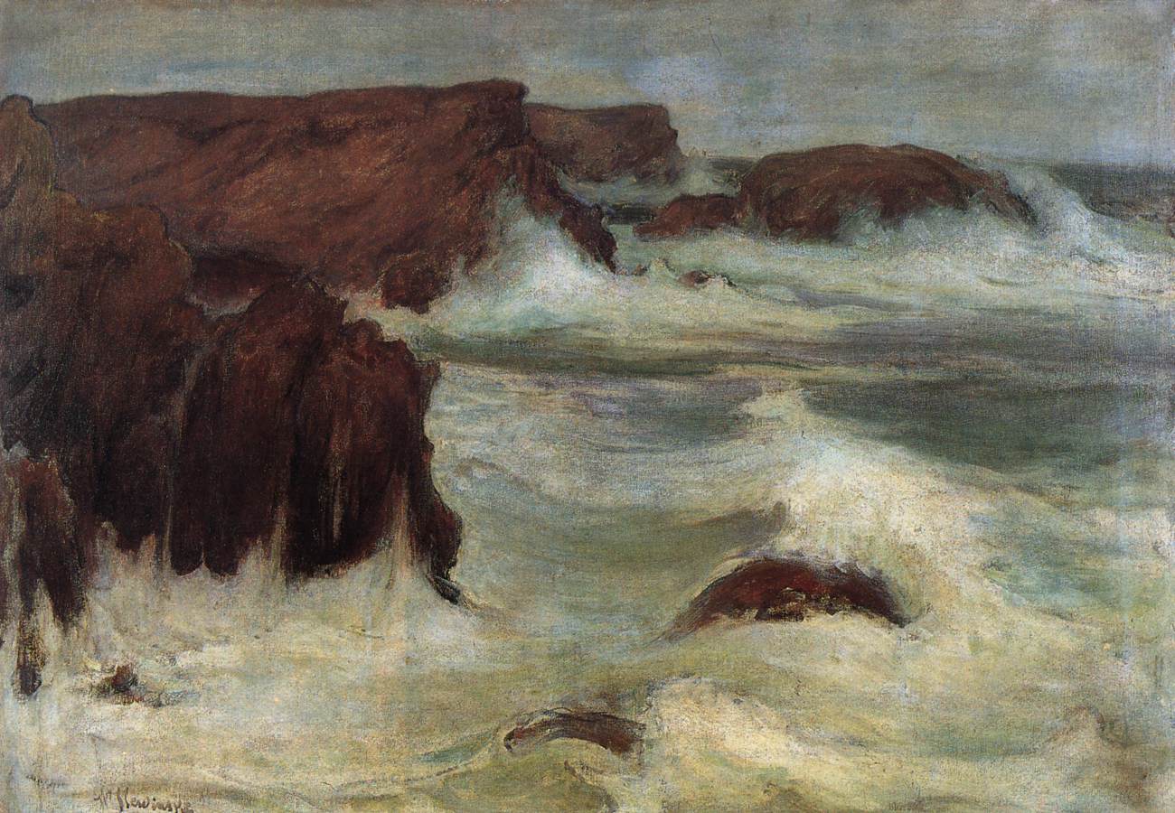 Mer agitée à Belle-Île