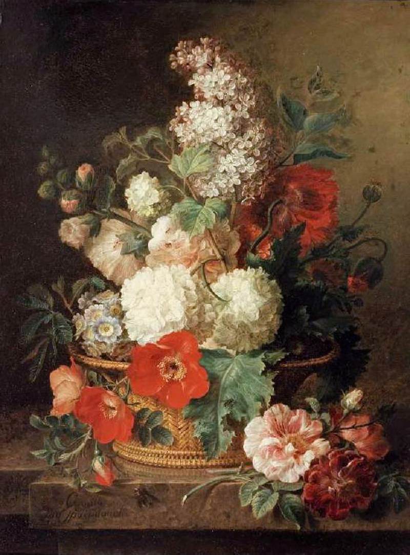 Panier de fleurs