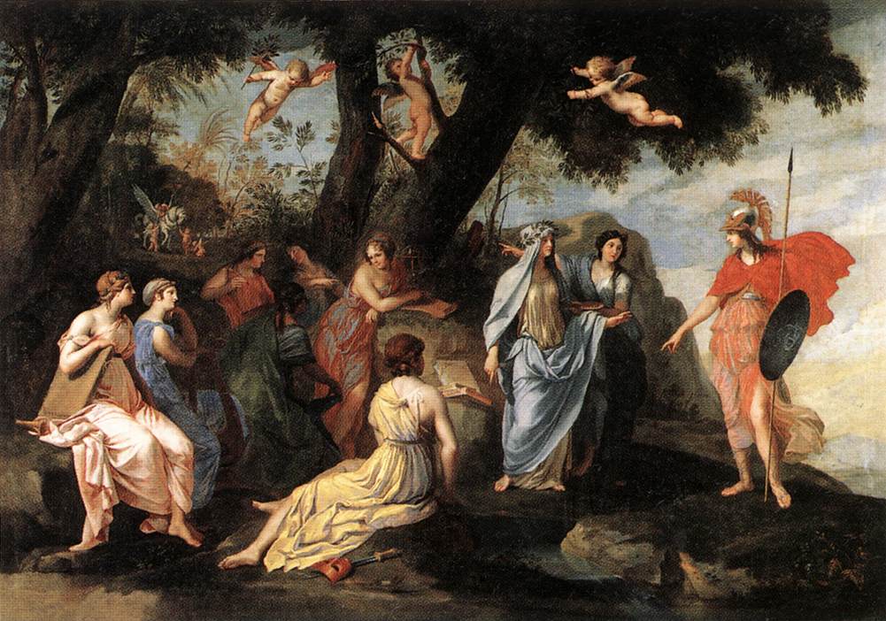 Minerve et les Muses