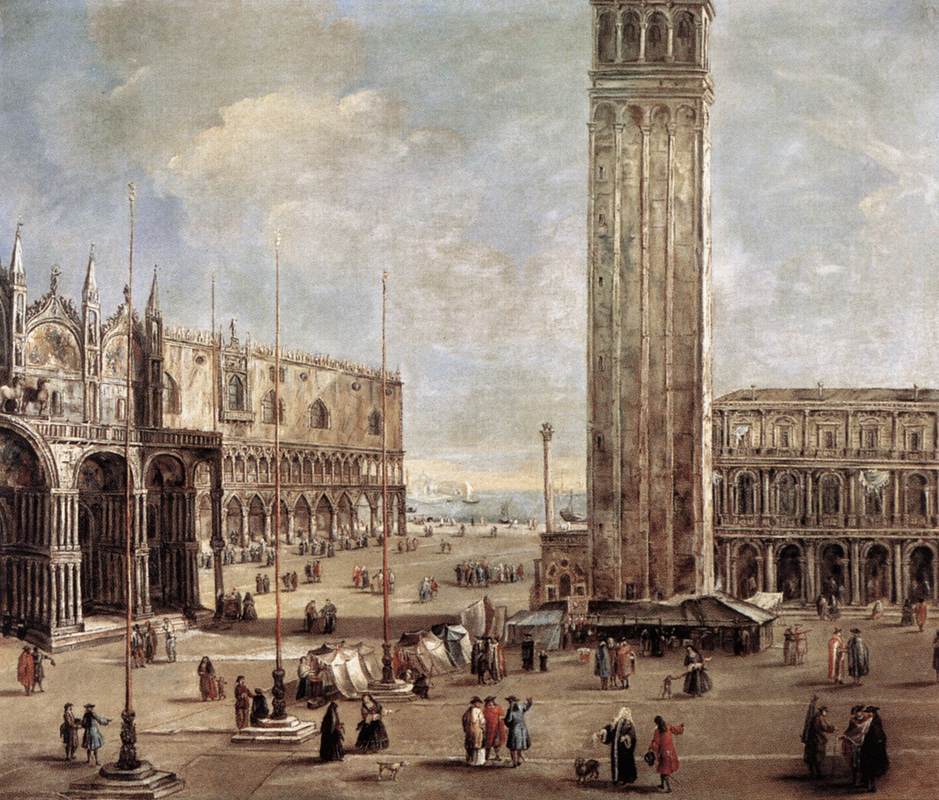 Vue de la piazza San Marco depuis les Procuratie Vecchie