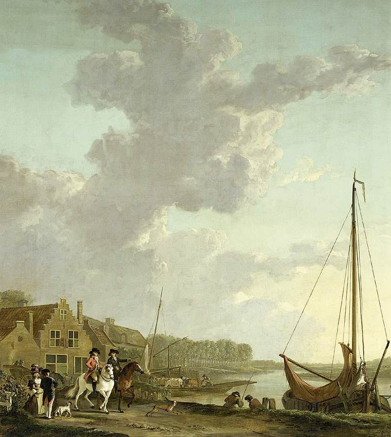 Un vaste paysage fluvial