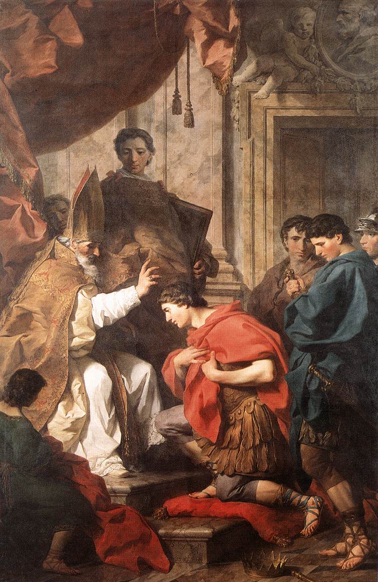 Saint Ambroise convertissant Théodose