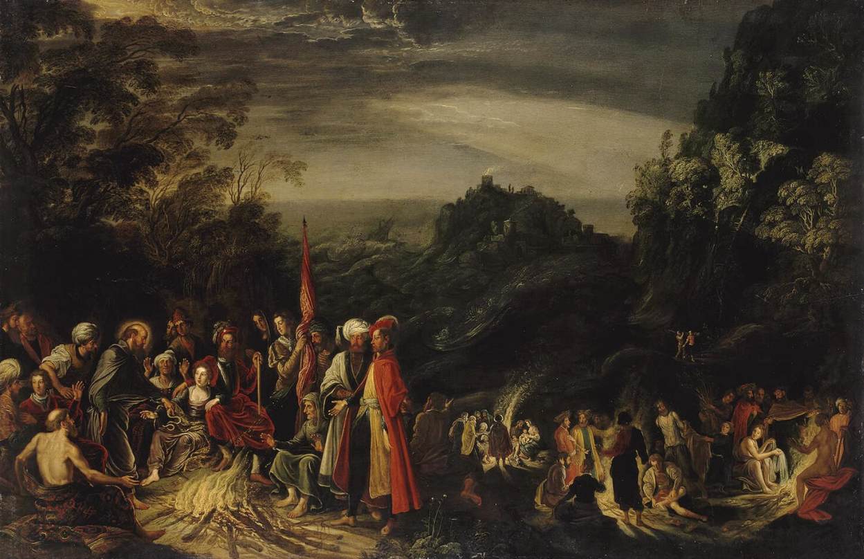Miracle de saint Paul sur l'île de Malte