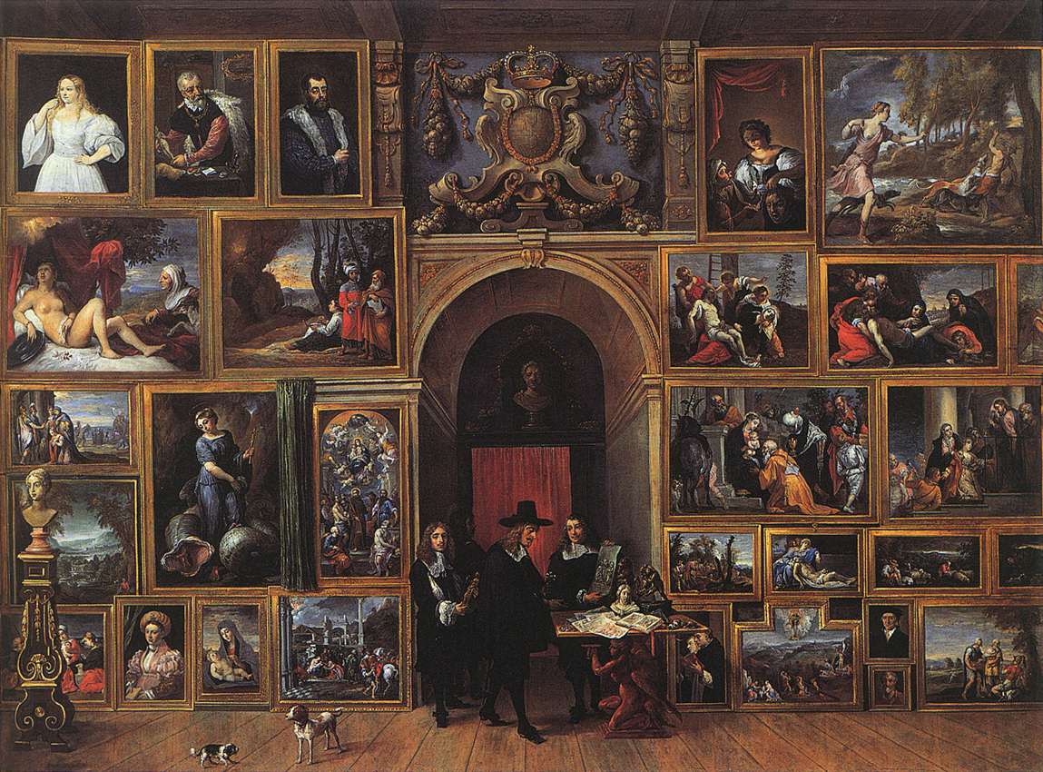 L'archiduc Léopold-Guillaume d'Autriche dans sa galerie