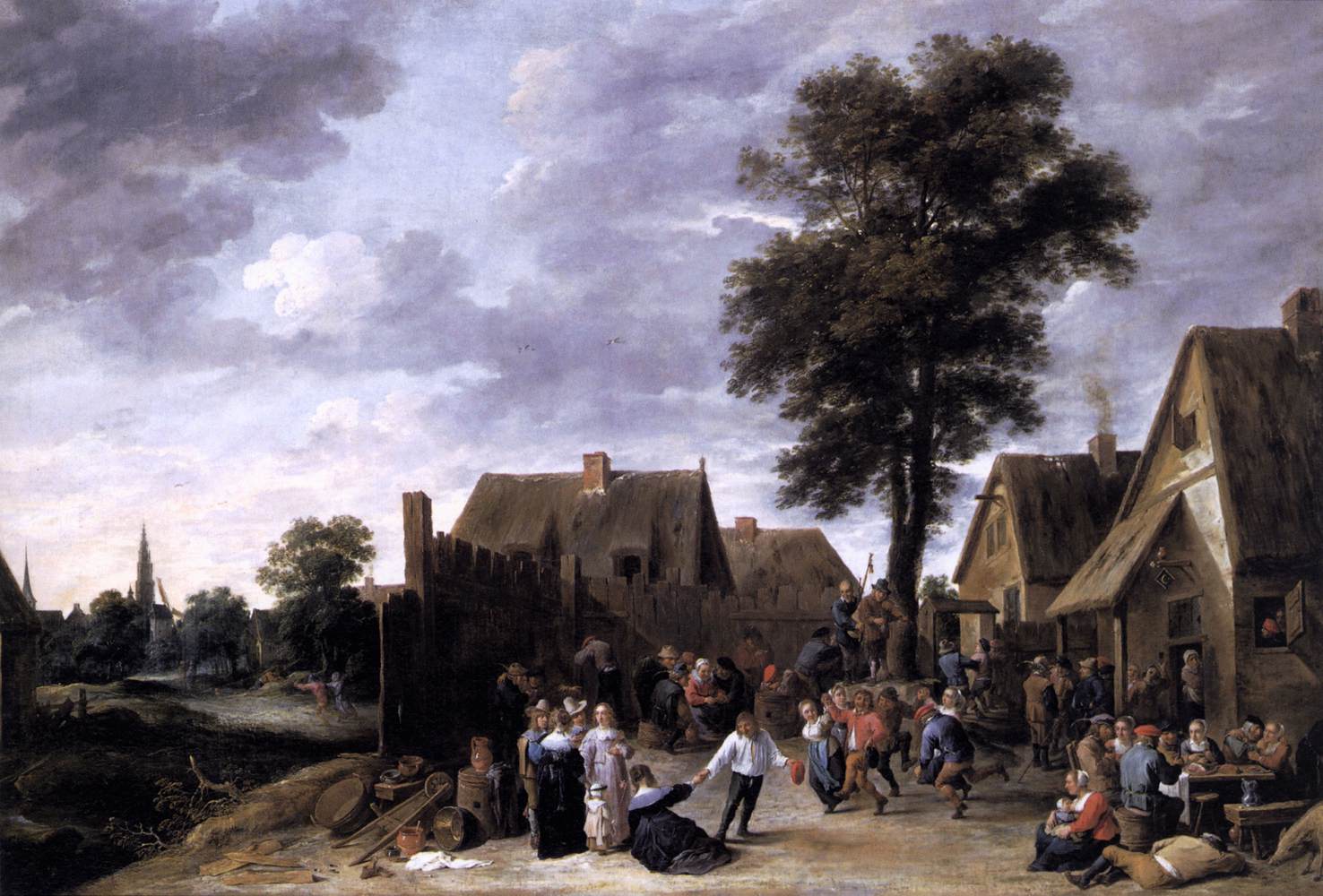 La kermesse à l'auberge du Demi-Lune