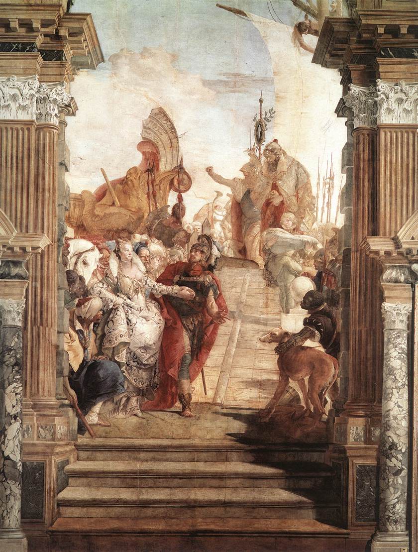 La rencontre d'Antoine et Cléopâtre