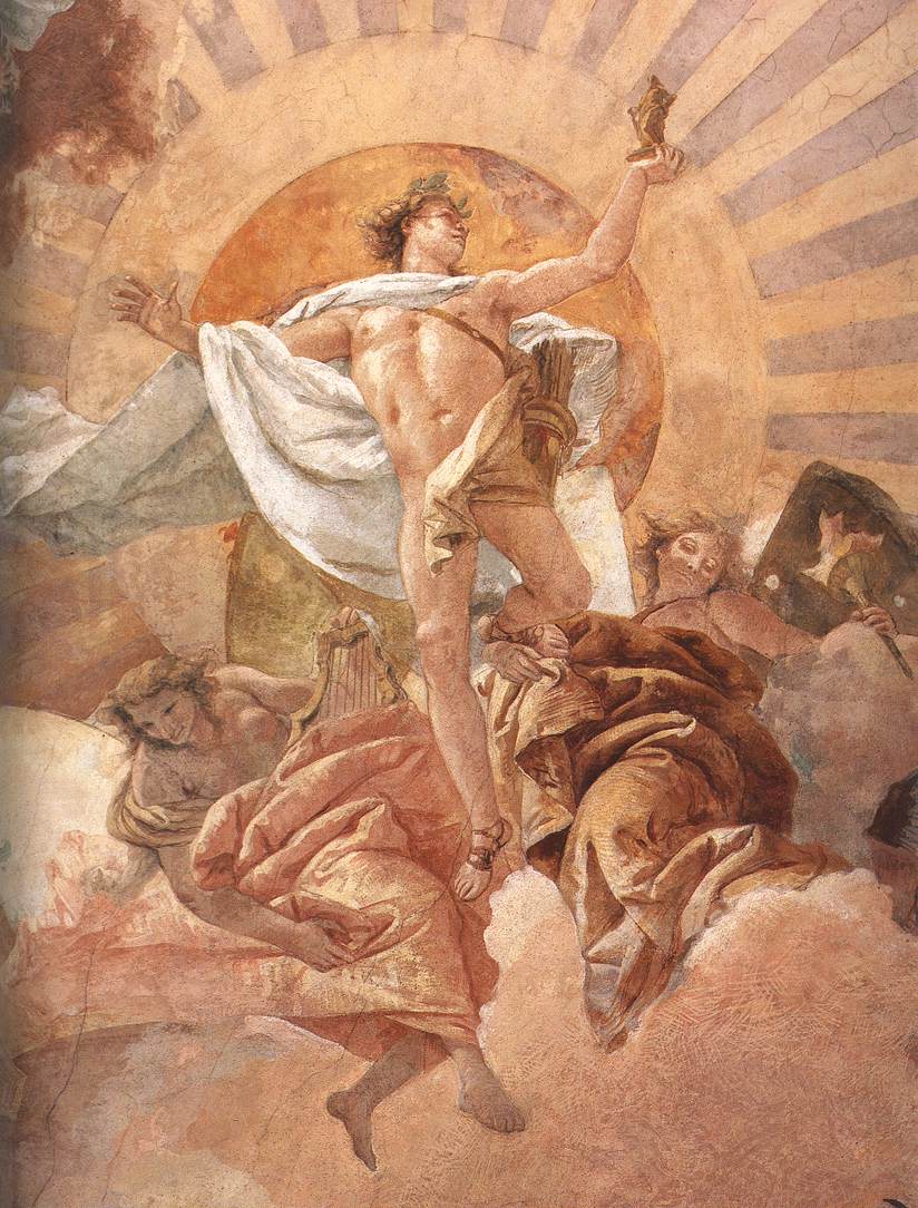 Apollon et les Continents (détail)