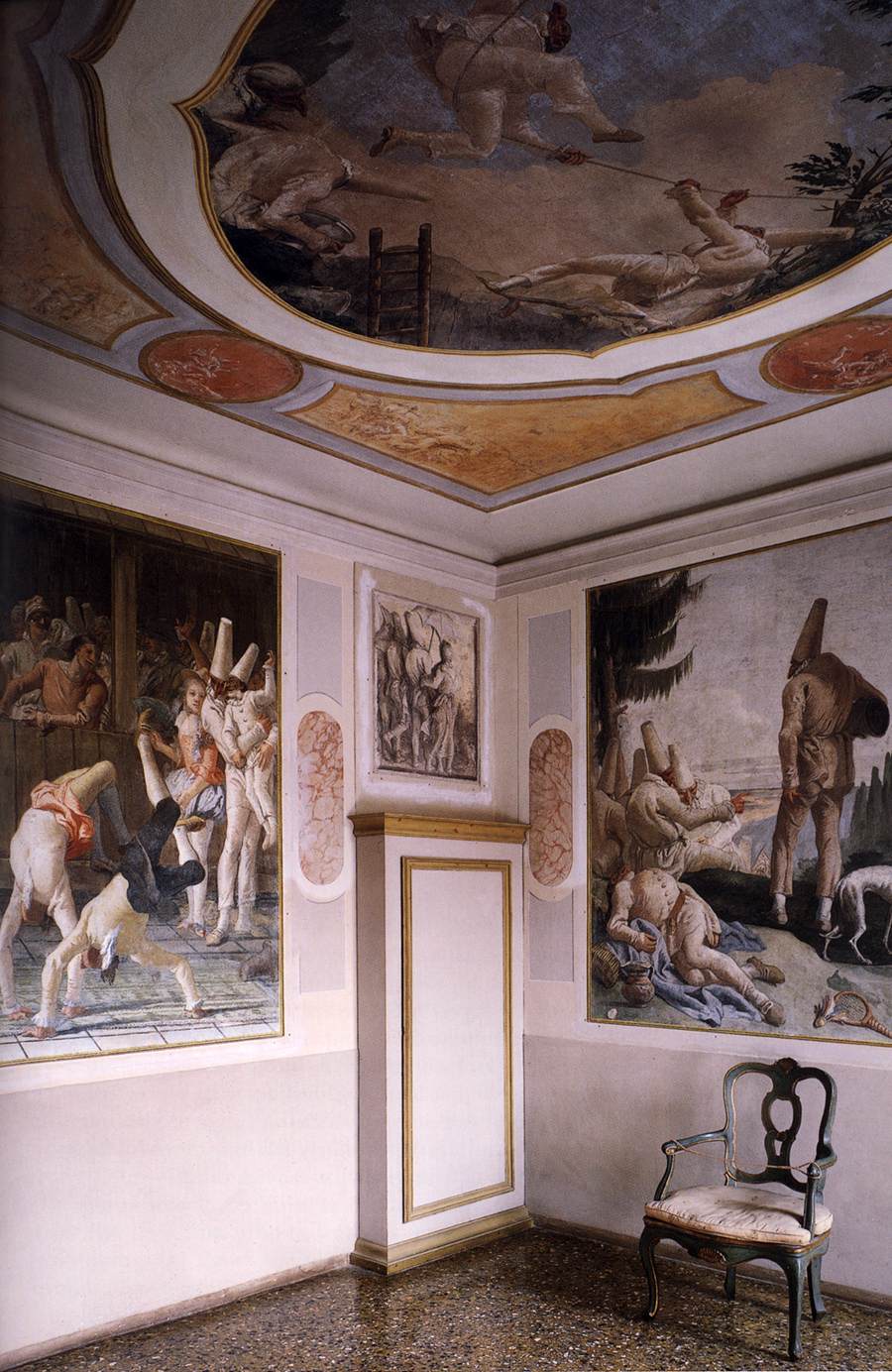 Vue de la salle des Pulcinella