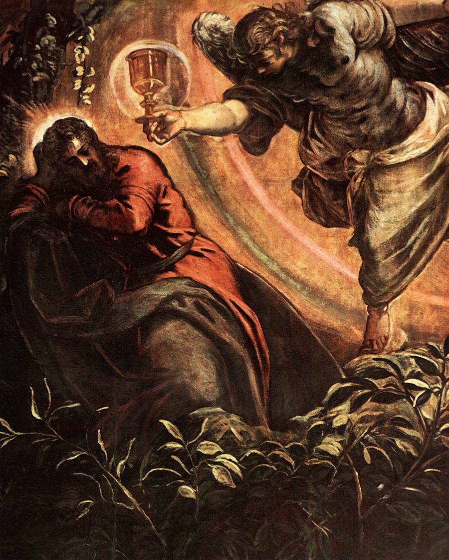 La Prière dans le jardin (détail)