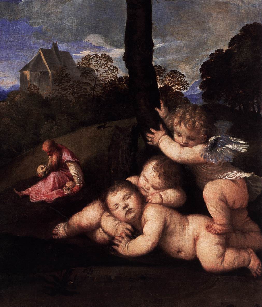 Les trois âges de l'homme (détail)