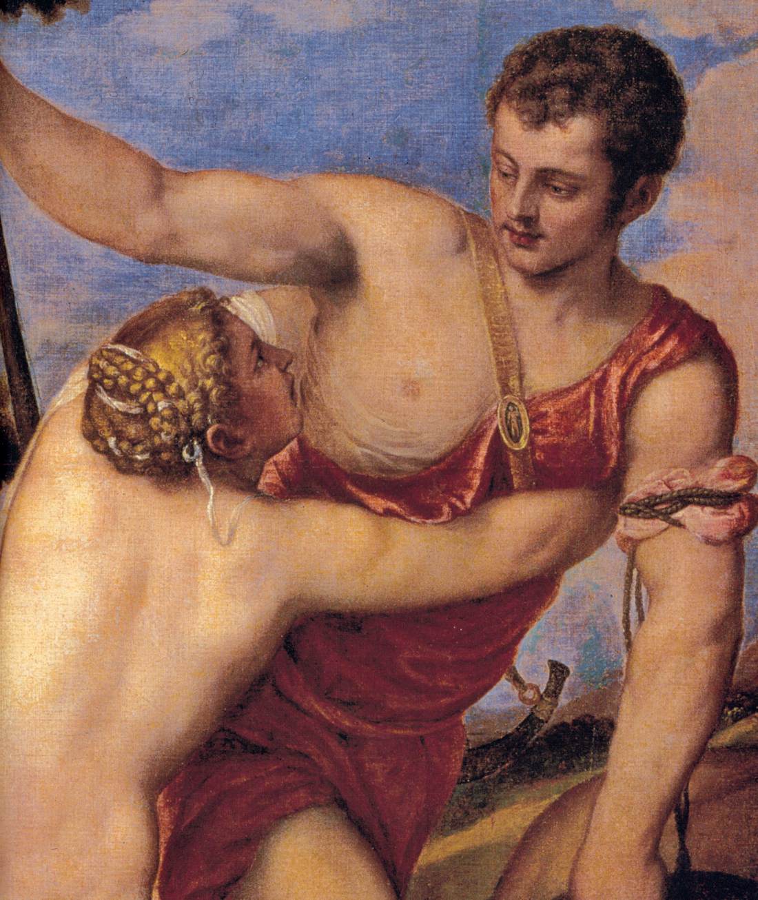 Vénus et Adonis (détail)