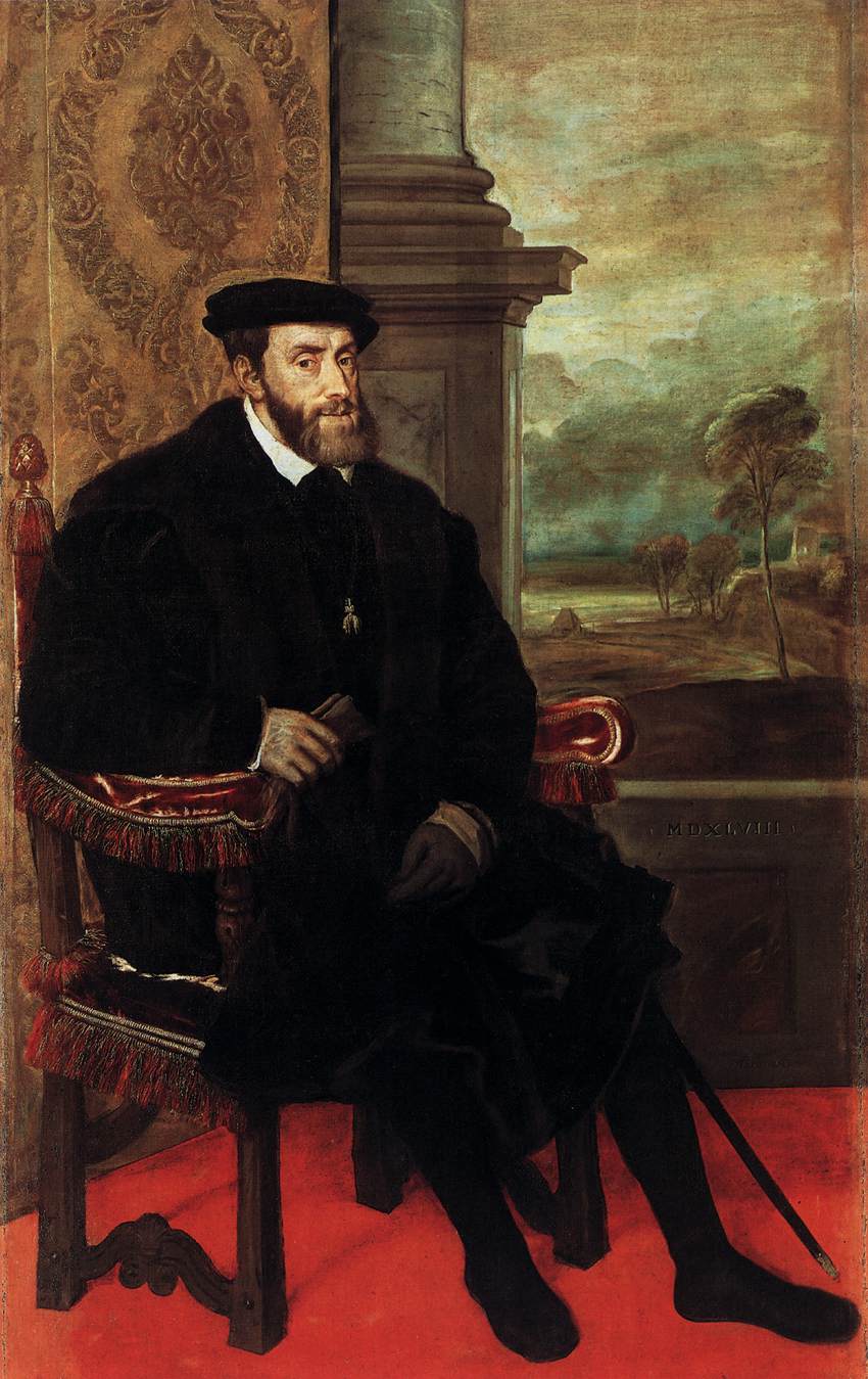 Portrait de Charles Quint assis