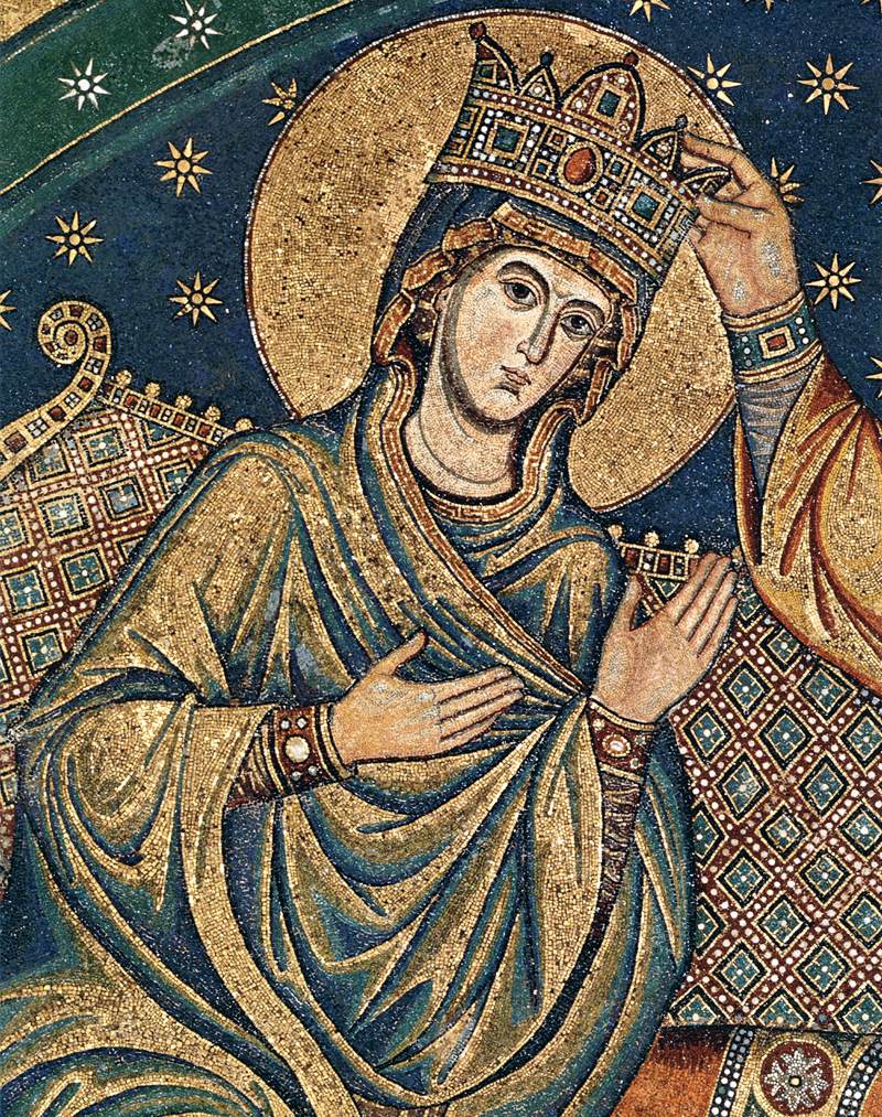 Couronnement de la Vierge (détail)