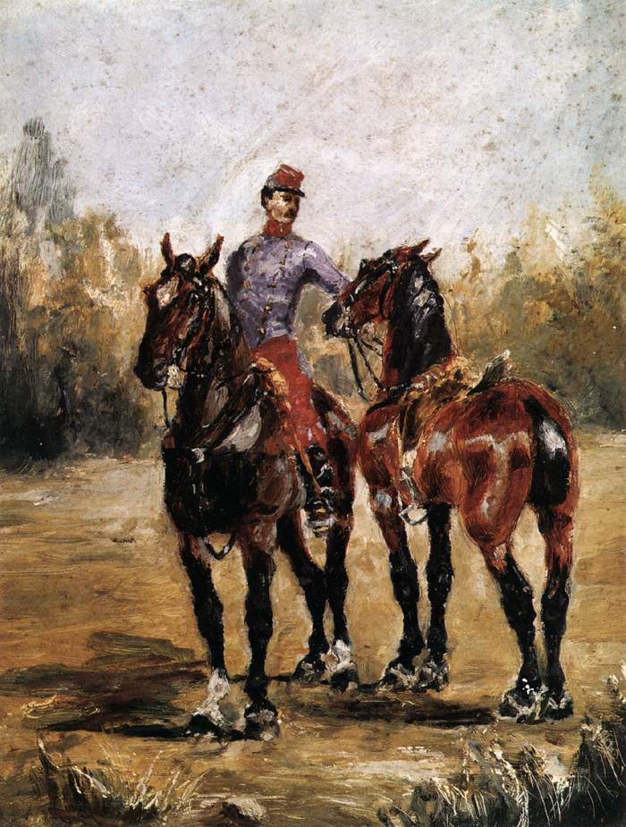 Louis-Auguste Cézanne, le père de l'artiste lisant L'Événement