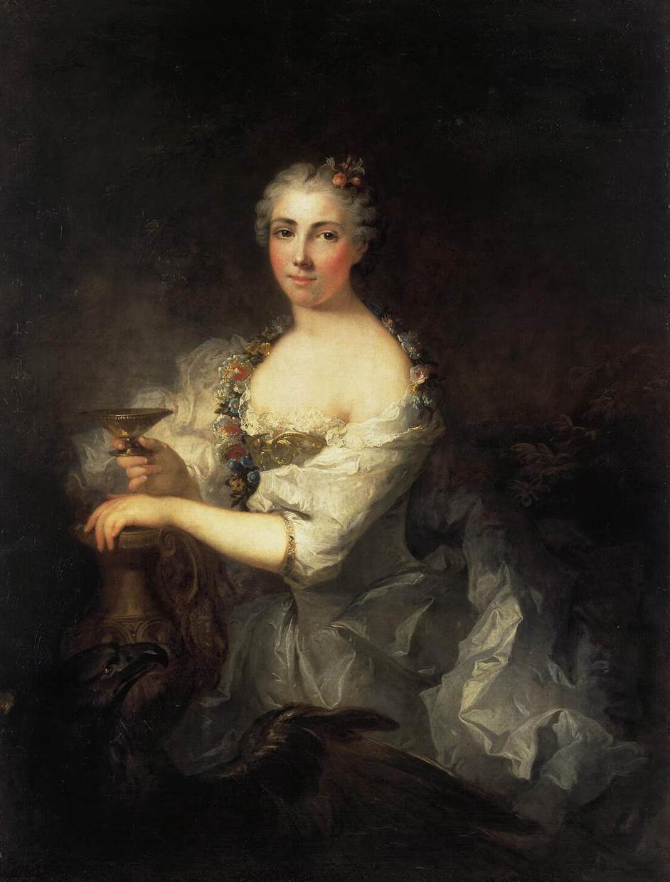 Portrait d'une femme inconnue en Hébé
