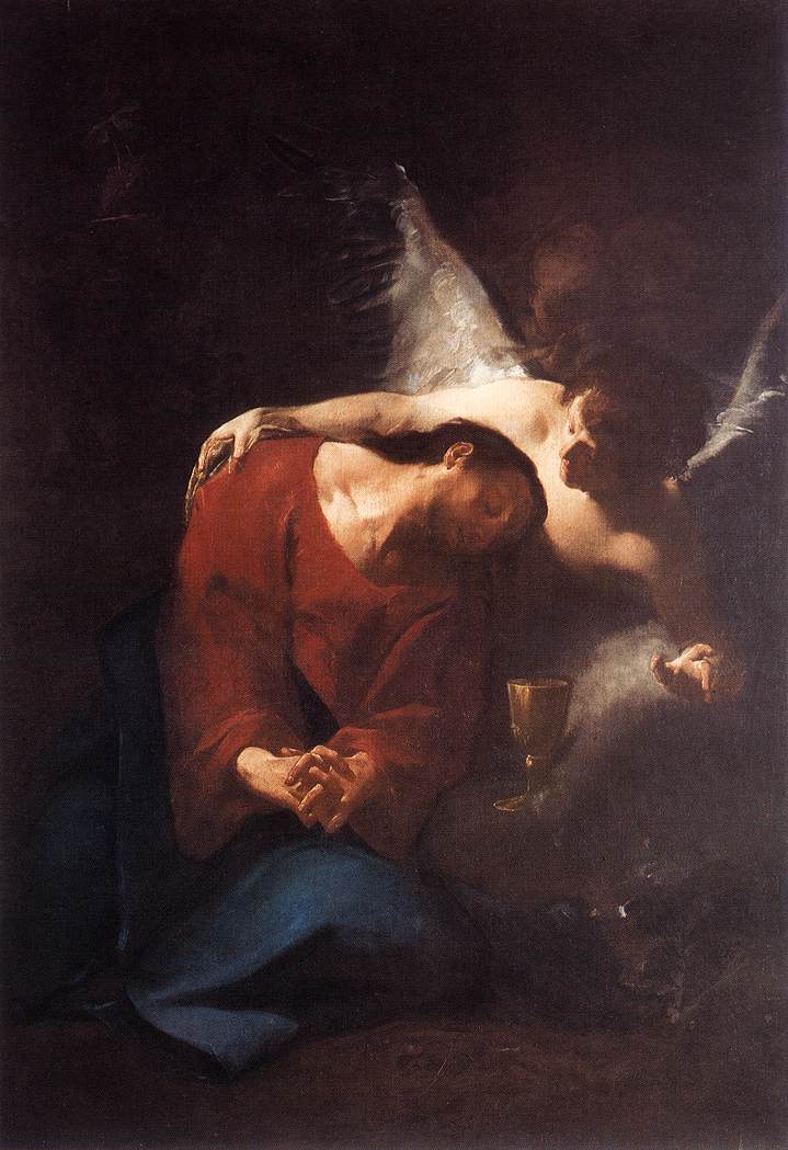 Le Christ réconforté par un ange