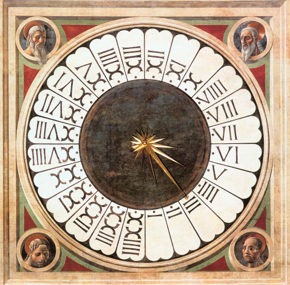 Horloge aux têtes de prophètes