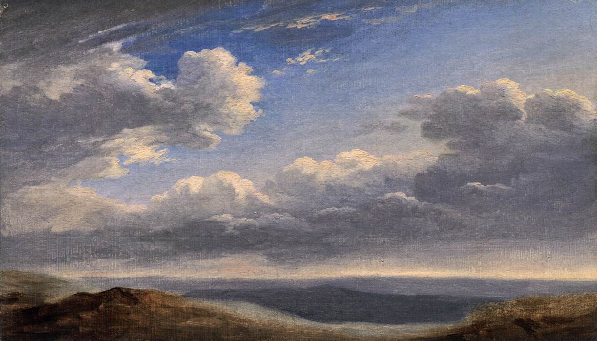 étude de Clouds over the Roman Campagna
