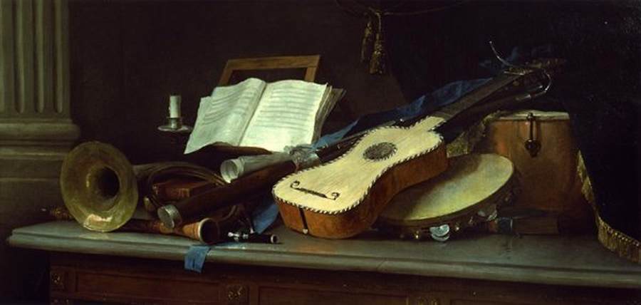 Nature morte aux instruments de musique