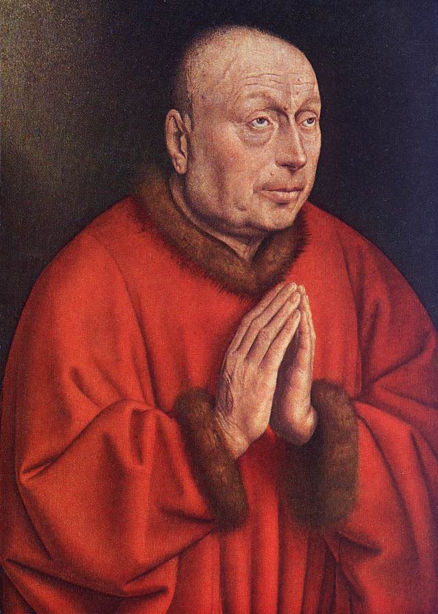 Le Retable de Gand: Le donateur (détail)