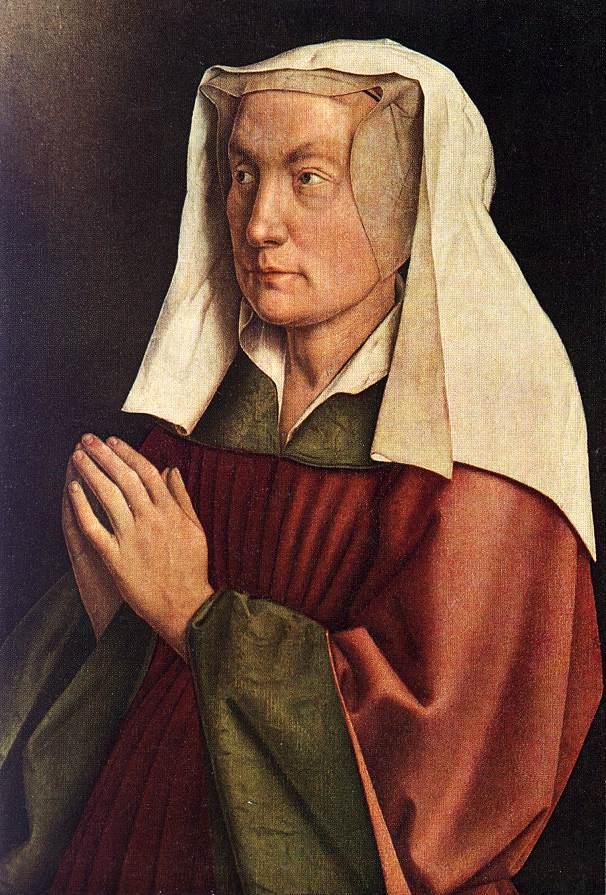 Le Retable de Gand: L'épouse du donateur (détail)