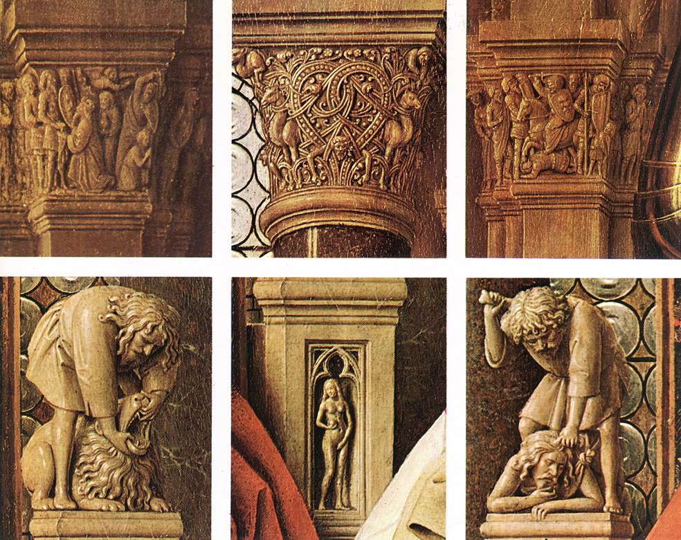 La Vierge au chanoine van der Paele (détails)