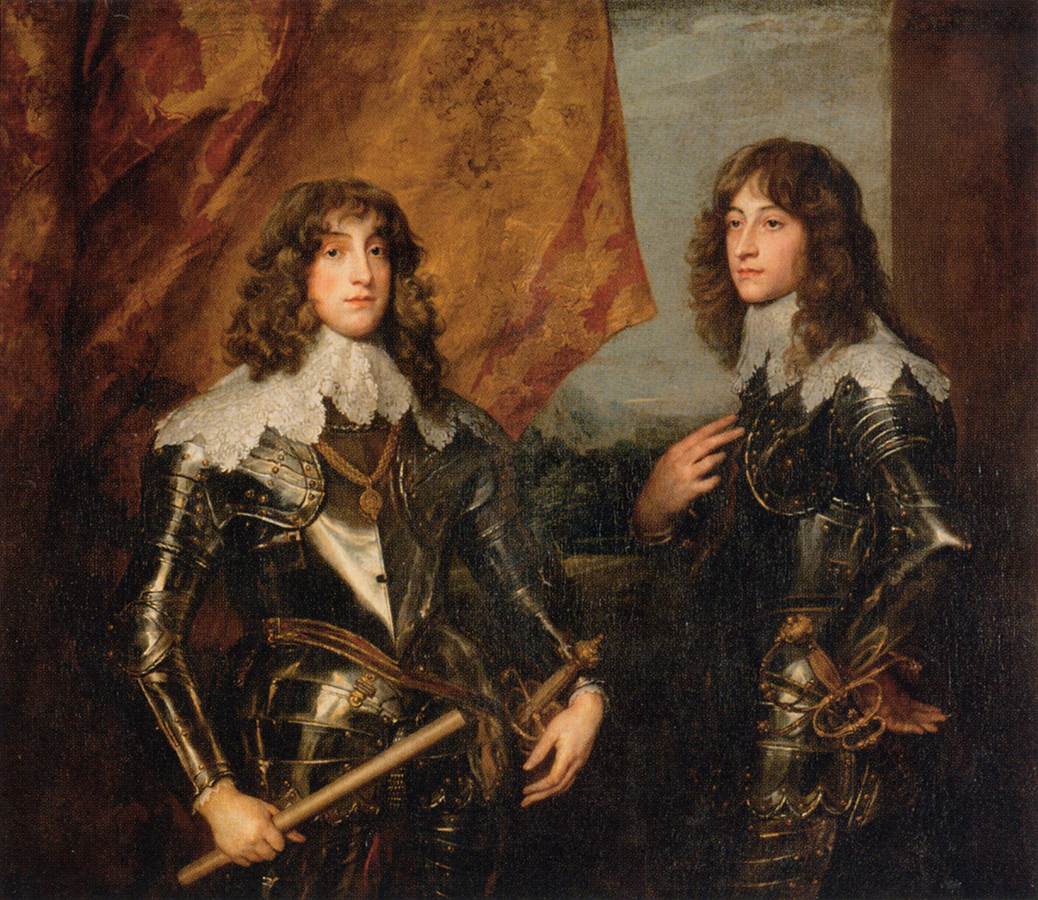 Portrait des princes palatins Charles-Louis Ier et de son frère Robert