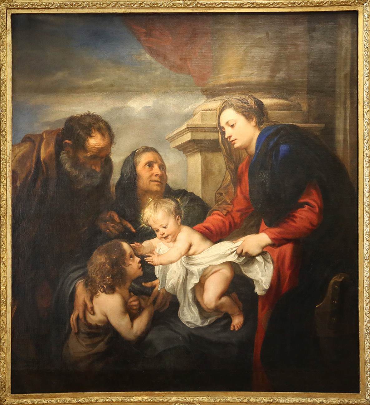 Sainte Famille avec sainte Élisabeth et le jeune saint Jean-Baptiste